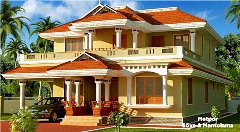 Villalarda Dış Cephe Kaplama ile Dekorasyon Villa dış cephe kaplama dekorasyonu