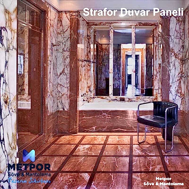Strafor Duvar Paneli Strafor duvar paneli örneği